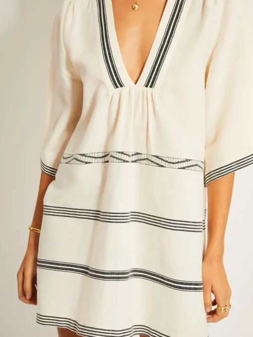 BELKIS | V Neck Caftan