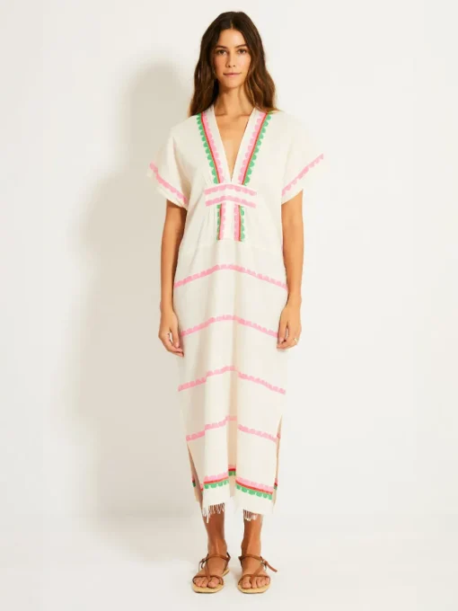 GASIRA | V Neck Caftan