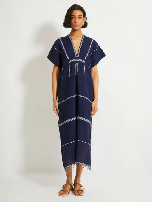 GASIRA | V Neck Caftan