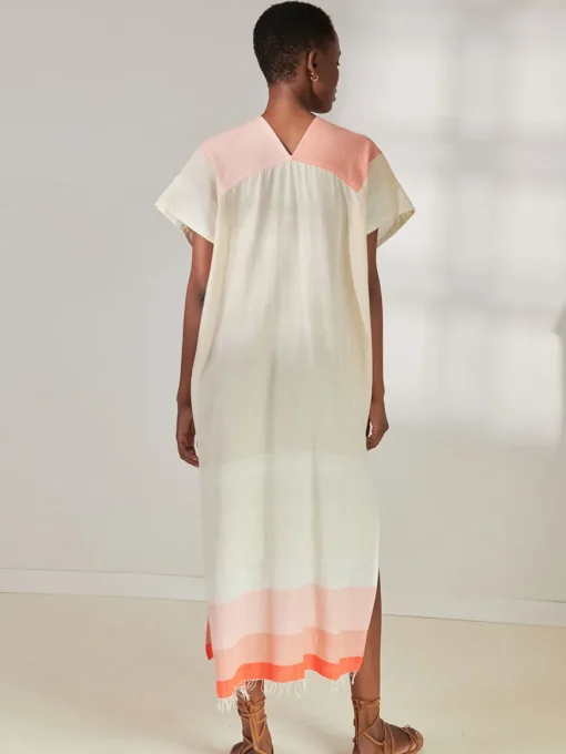 GASIRA | V Neck Caftan
