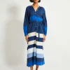 MAKEDA | Button Up Dress