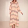 MAKEDA | Button Up Dress