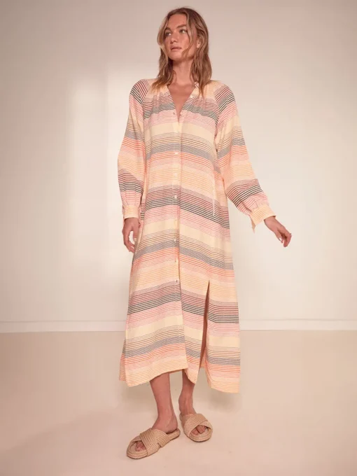 MAKEDA | Button Up Dress