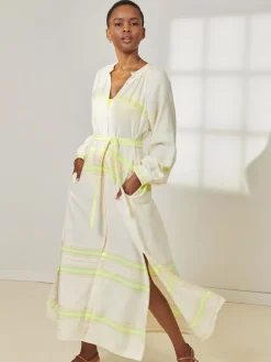 MAKEDA | Button Up Dress