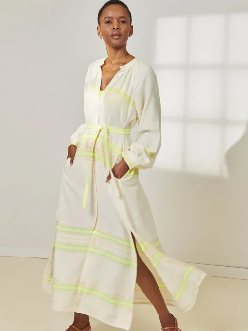 MAKEDA | Button Up Dress