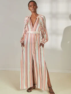 MAKEDA | Button Up Dress