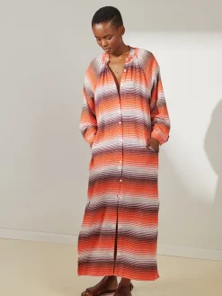 MAKEDA | Button Up Dress