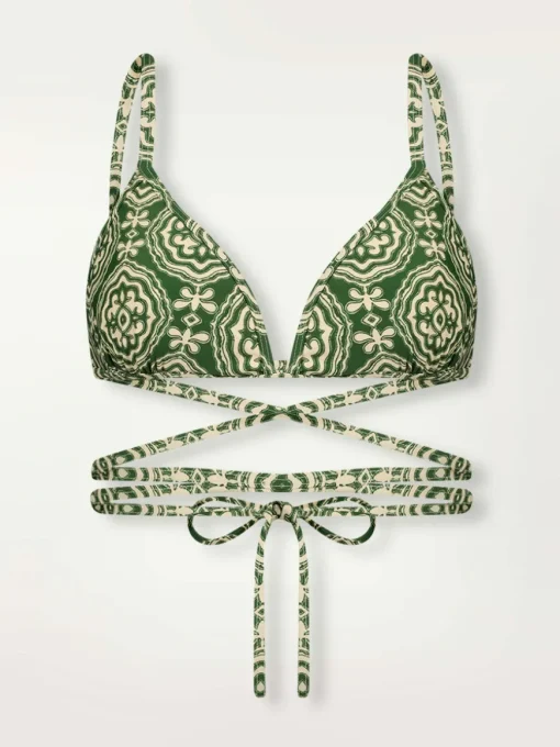Medallion Wrap Triangle Top