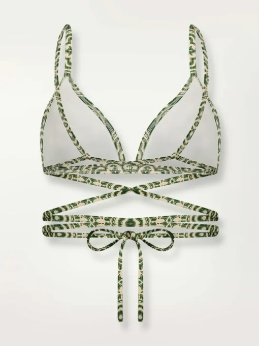 Medallion Wrap Triangle Top