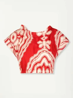MUNA | Ruched Crop Top