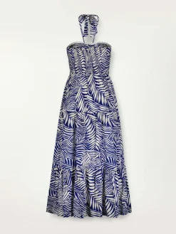 Palm Leaf Cutout Dress